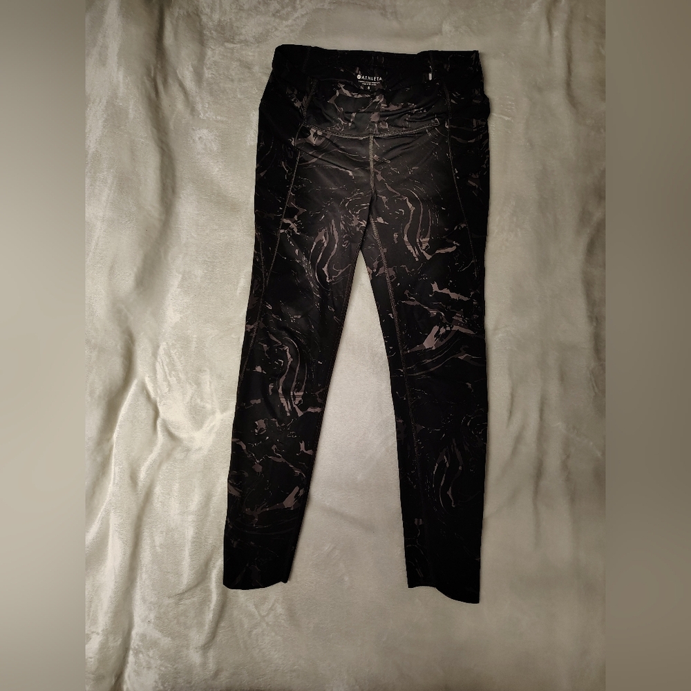 Women’s Athleta Velocity Stash Pocket Active Leggings size S